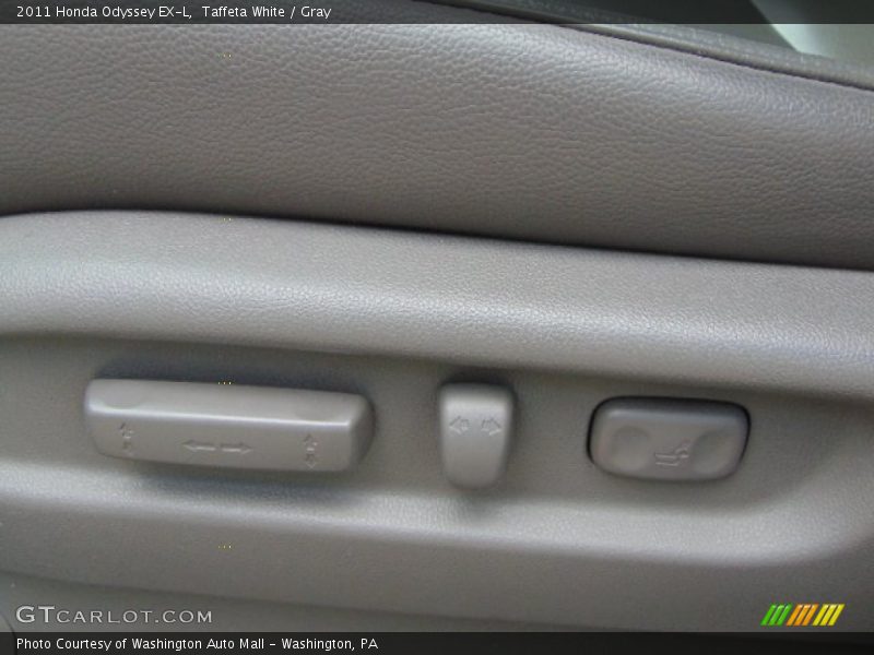 Taffeta White / Gray 2011 Honda Odyssey EX-L