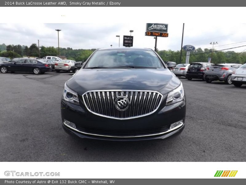 Smoky Gray Metallic / Ebony 2014 Buick LaCrosse Leather AWD