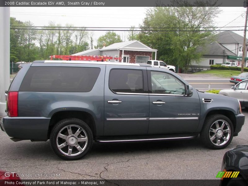 Stealth Gray / Ebony 2008 Cadillac Escalade ESV AWD