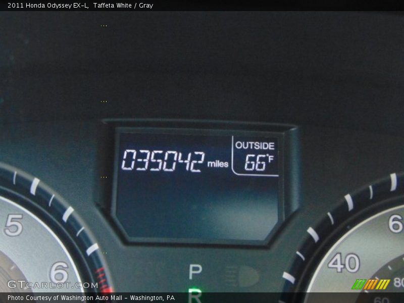 Taffeta White / Gray 2011 Honda Odyssey EX-L