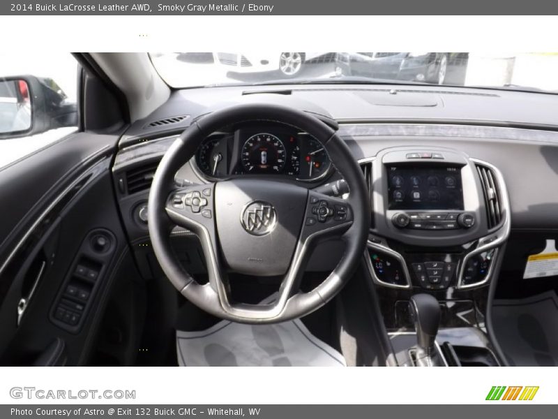 Smoky Gray Metallic / Ebony 2014 Buick LaCrosse Leather AWD