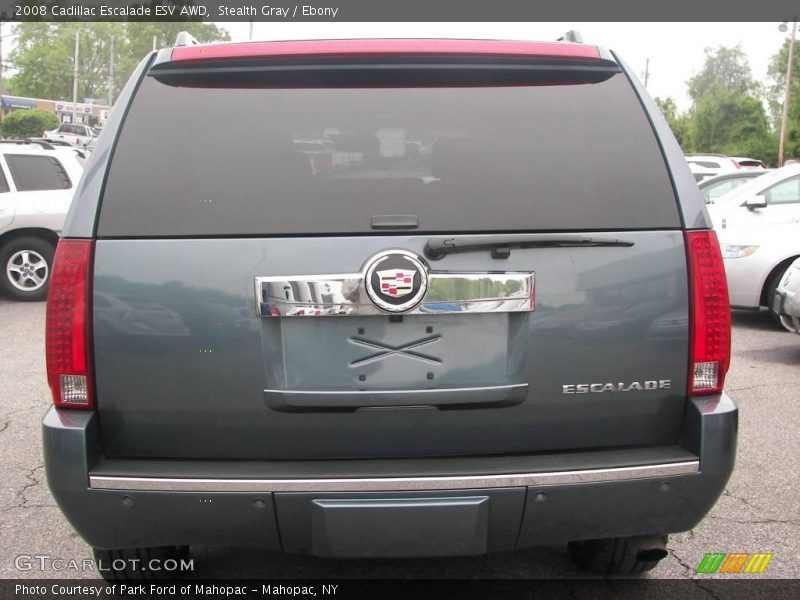 Stealth Gray / Ebony 2008 Cadillac Escalade ESV AWD