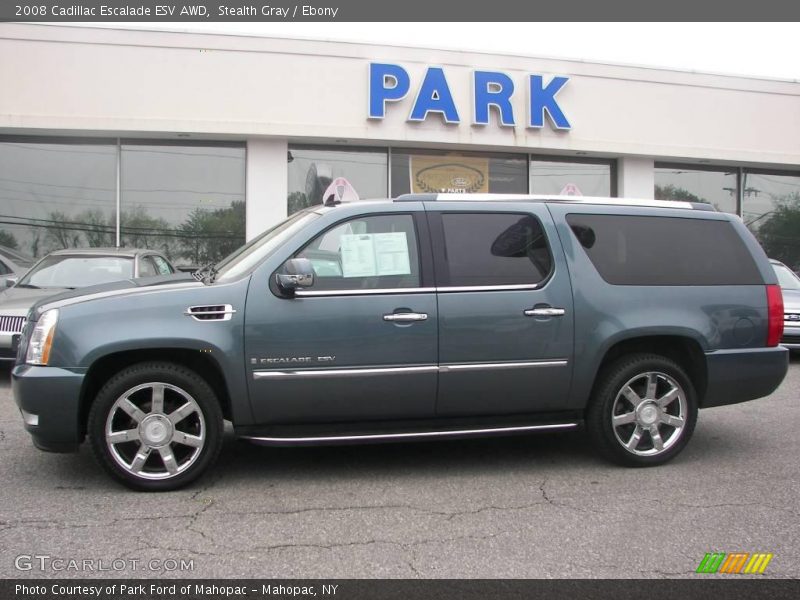 Stealth Gray / Ebony 2008 Cadillac Escalade ESV AWD