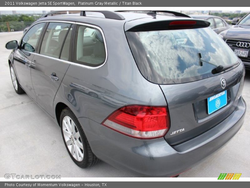 Platinum Gray Metallic / Titan Black 2011 Volkswagen Jetta SE SportWagen