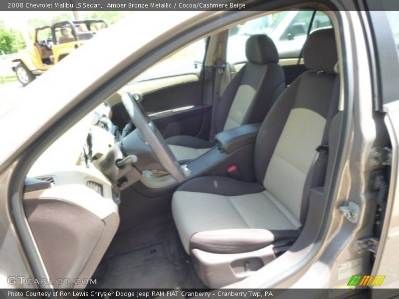 Amber Bronze Metallic / Cocoa/Cashmere Beige 2008 Chevrolet Malibu LS Sedan