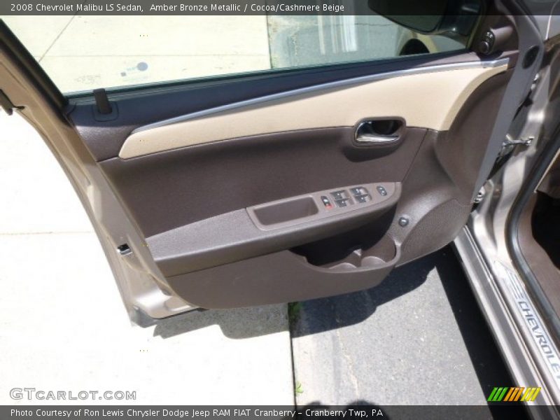 Amber Bronze Metallic / Cocoa/Cashmere Beige 2008 Chevrolet Malibu LS Sedan
