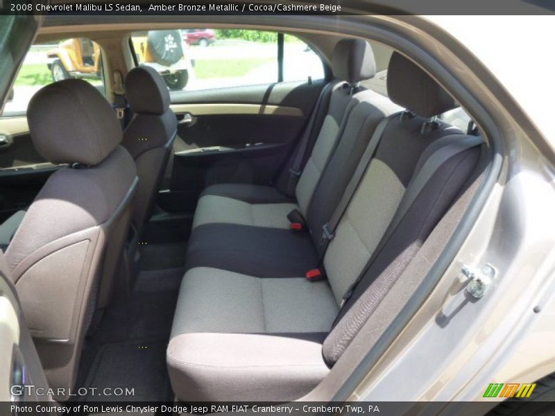 Amber Bronze Metallic / Cocoa/Cashmere Beige 2008 Chevrolet Malibu LS Sedan