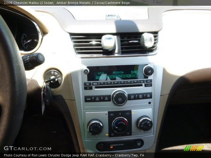 Amber Bronze Metallic / Cocoa/Cashmere Beige 2008 Chevrolet Malibu LS Sedan