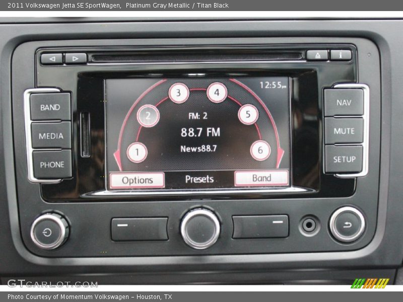 Platinum Gray Metallic / Titan Black 2011 Volkswagen Jetta SE SportWagen