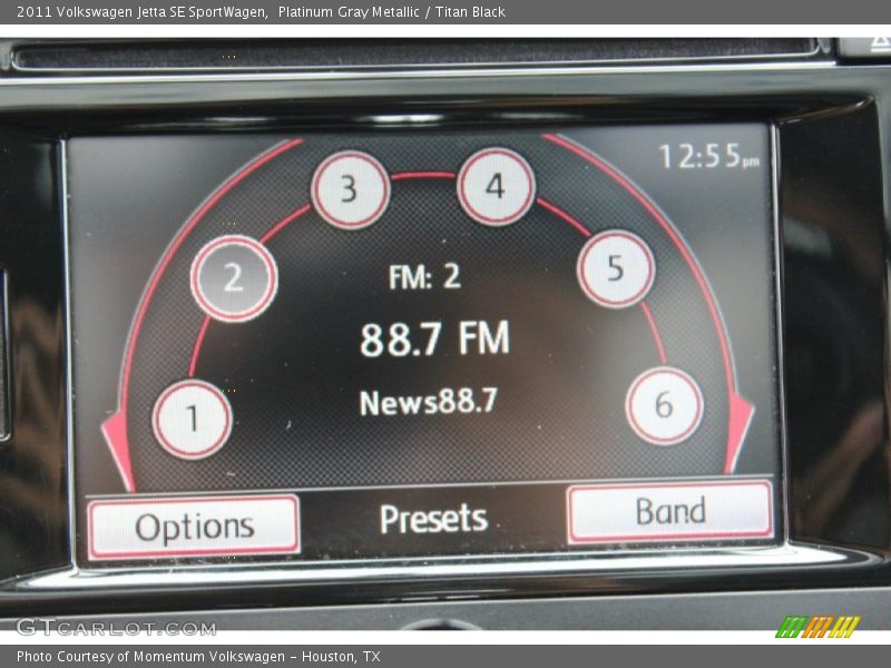 Platinum Gray Metallic / Titan Black 2011 Volkswagen Jetta SE SportWagen