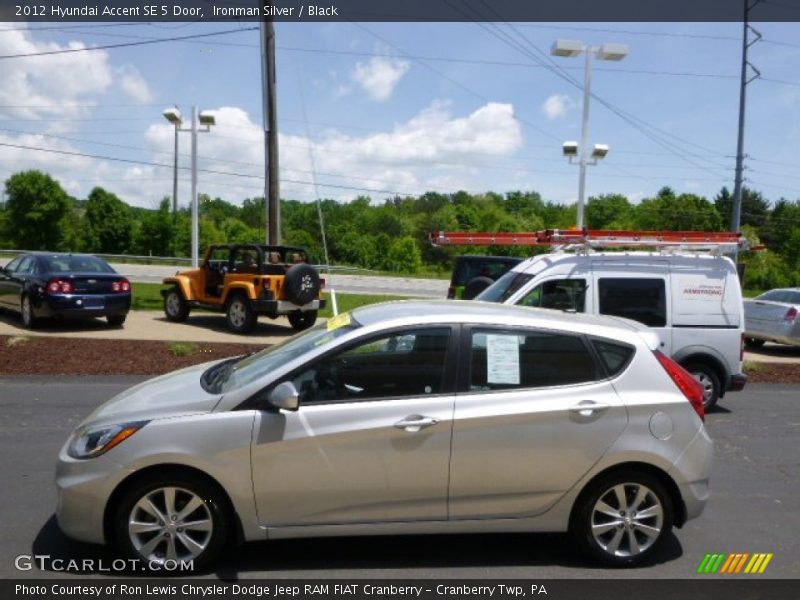 Ironman Silver / Black 2012 Hyundai Accent SE 5 Door