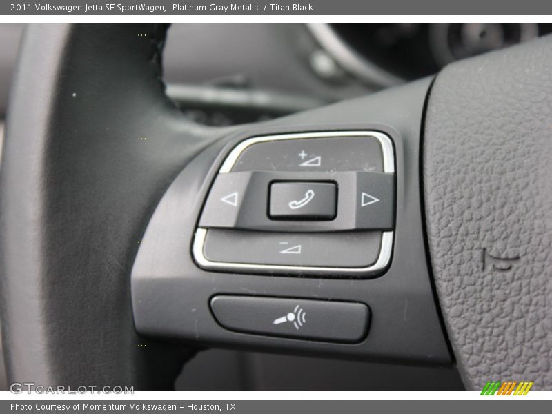 Platinum Gray Metallic / Titan Black 2011 Volkswagen Jetta SE SportWagen