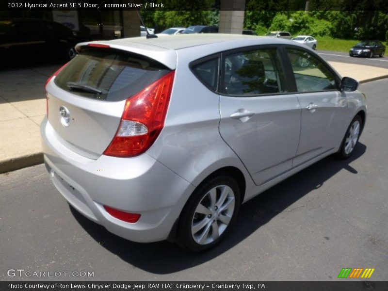 Ironman Silver / Black 2012 Hyundai Accent SE 5 Door