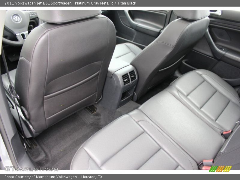 Platinum Gray Metallic / Titan Black 2011 Volkswagen Jetta SE SportWagen