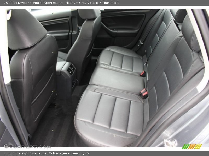 Platinum Gray Metallic / Titan Black 2011 Volkswagen Jetta SE SportWagen