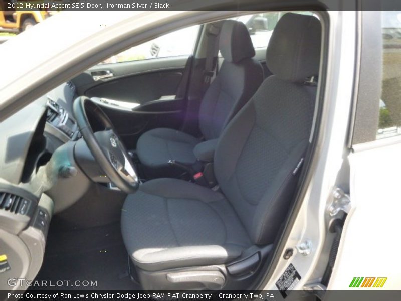 Ironman Silver / Black 2012 Hyundai Accent SE 5 Door