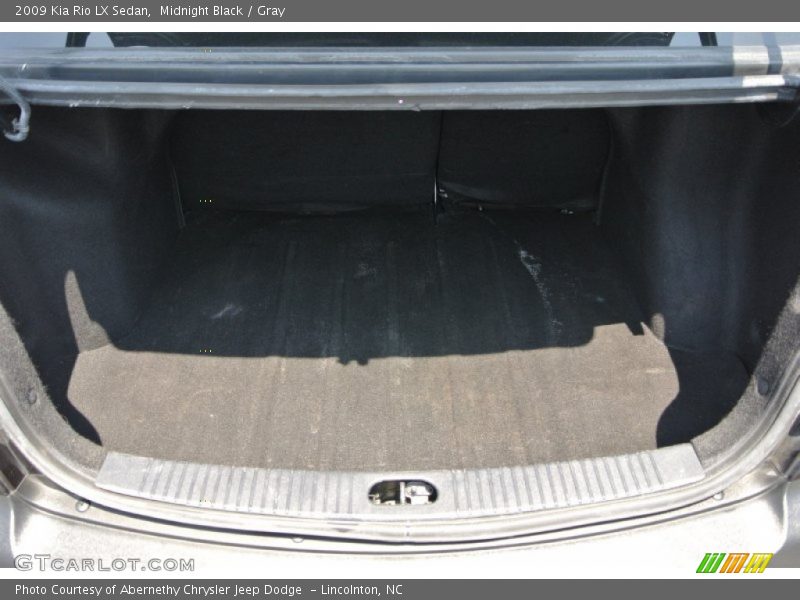 Midnight Black / Gray 2009 Kia Rio LX Sedan