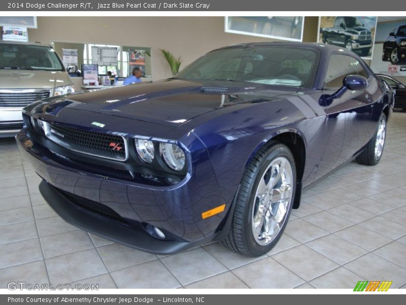 Jazz Blue Pearl Coat / Dark Slate Gray 2014 Dodge Challenger R/T