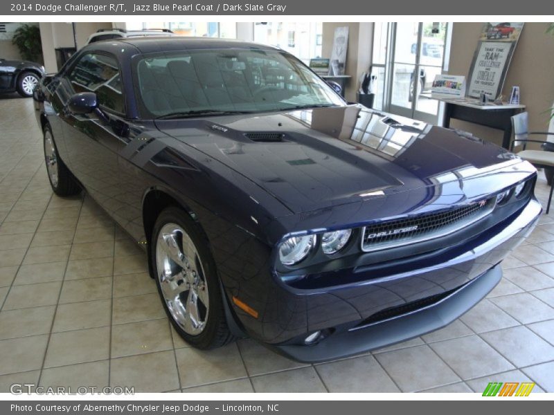 Jazz Blue Pearl Coat / Dark Slate Gray 2014 Dodge Challenger R/T