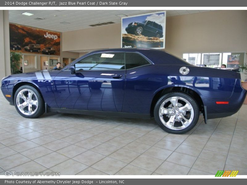 Jazz Blue Pearl Coat / Dark Slate Gray 2014 Dodge Challenger R/T