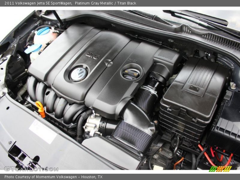 Platinum Gray Metallic / Titan Black 2011 Volkswagen Jetta SE SportWagen