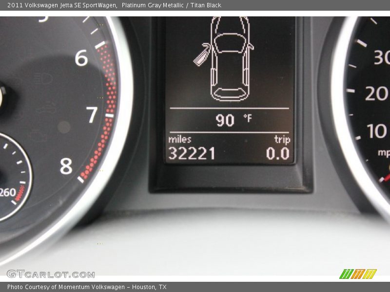 Platinum Gray Metallic / Titan Black 2011 Volkswagen Jetta SE SportWagen