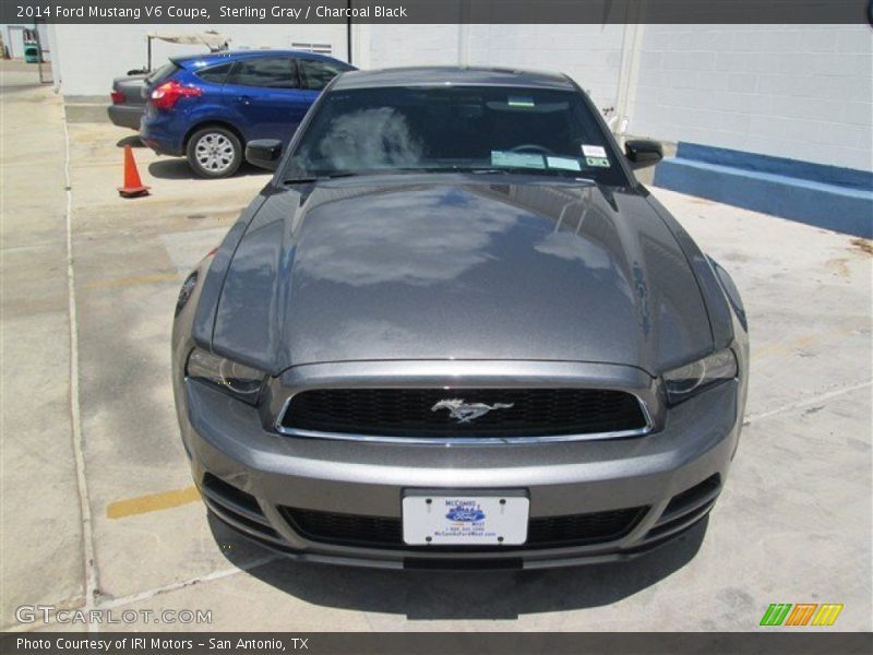 Sterling Gray / Charcoal Black 2014 Ford Mustang V6 Coupe