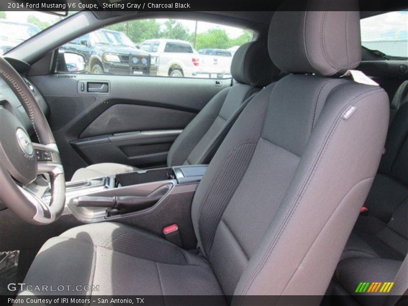 Sterling Gray / Charcoal Black 2014 Ford Mustang V6 Coupe