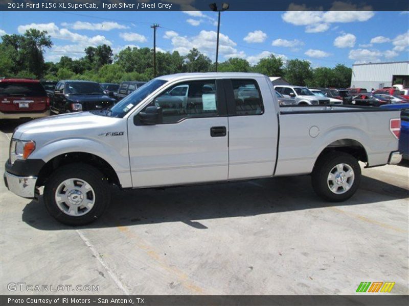 Ingot Silver / Steel Grey 2014 Ford F150 XL SuperCab