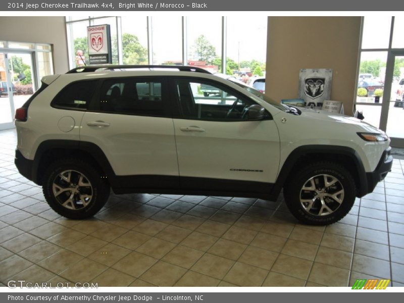 Bright White / Morocco - Black 2014 Jeep Cherokee Trailhawk 4x4