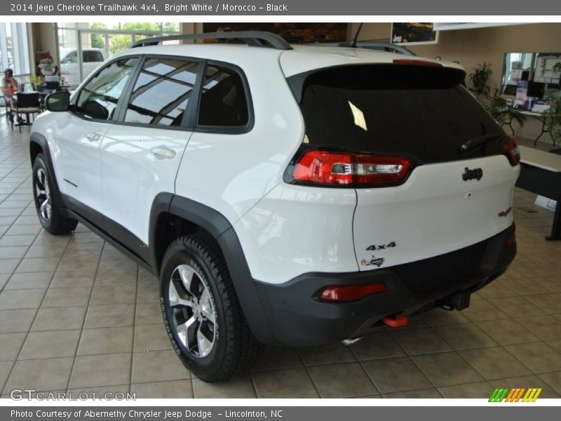 Bright White / Morocco - Black 2014 Jeep Cherokee Trailhawk 4x4