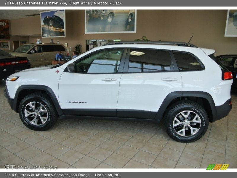 Bright White / Morocco - Black 2014 Jeep Cherokee Trailhawk 4x4