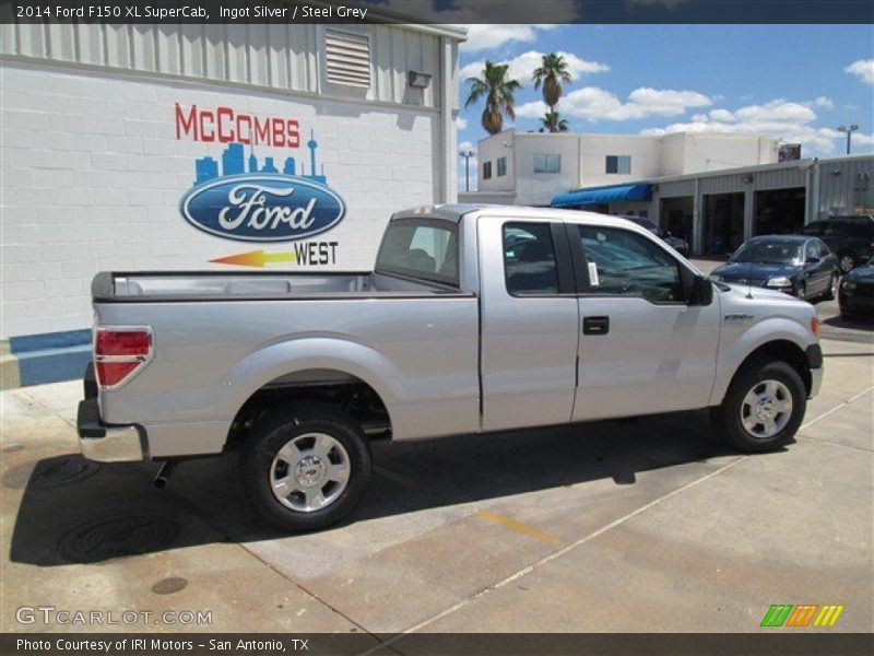 Ingot Silver / Steel Grey 2014 Ford F150 XL SuperCab