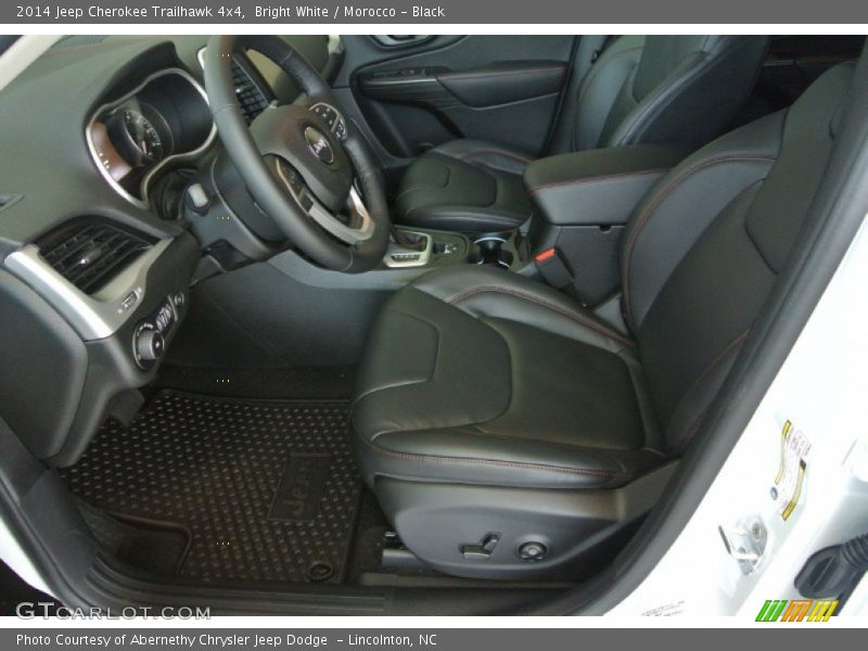 Bright White / Morocco - Black 2014 Jeep Cherokee Trailhawk 4x4