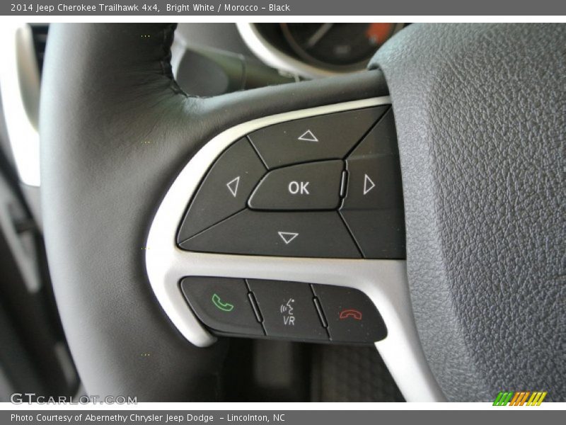 Bright White / Morocco - Black 2014 Jeep Cherokee Trailhawk 4x4