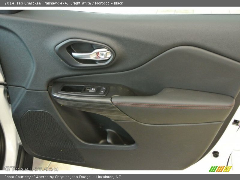 Bright White / Morocco - Black 2014 Jeep Cherokee Trailhawk 4x4