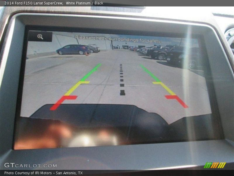 White Platinum / Black 2014 Ford F150 Lariat SuperCrew