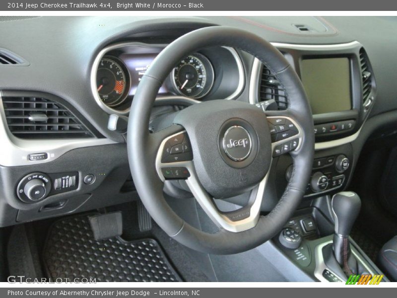 Bright White / Morocco - Black 2014 Jeep Cherokee Trailhawk 4x4