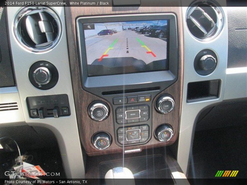 White Platinum / Black 2014 Ford F150 Lariat SuperCrew