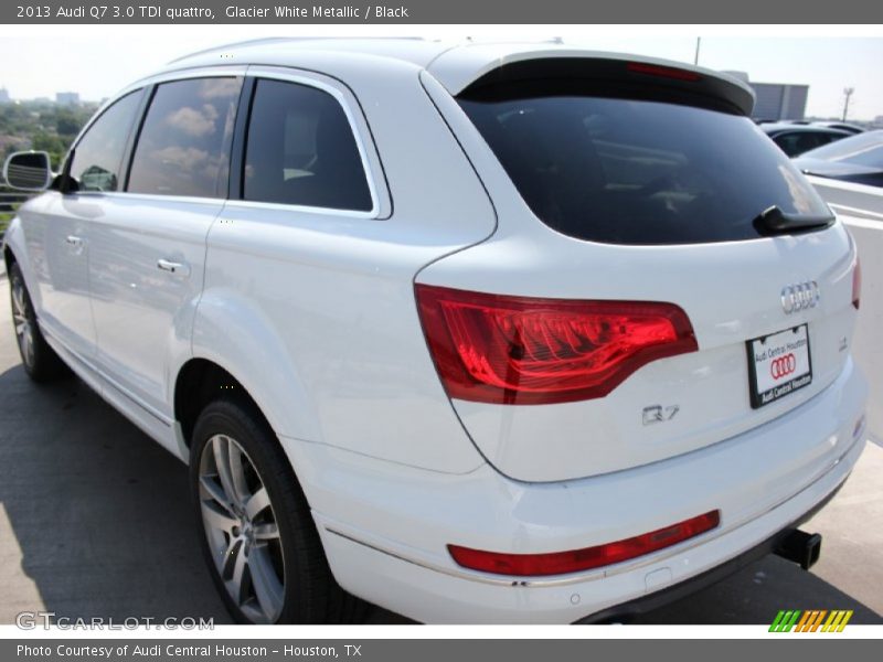 Glacier White Metallic / Black 2013 Audi Q7 3.0 TDI quattro