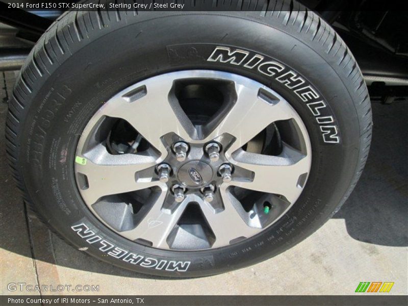 Sterling Grey / Steel Grey 2014 Ford F150 STX SuperCrew