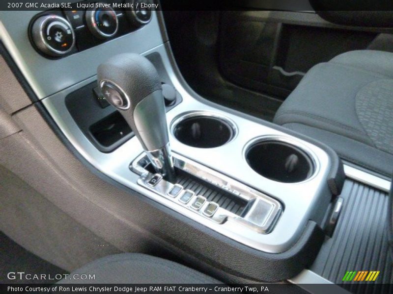 Liquid Silver Metallic / Ebony 2007 GMC Acadia SLE