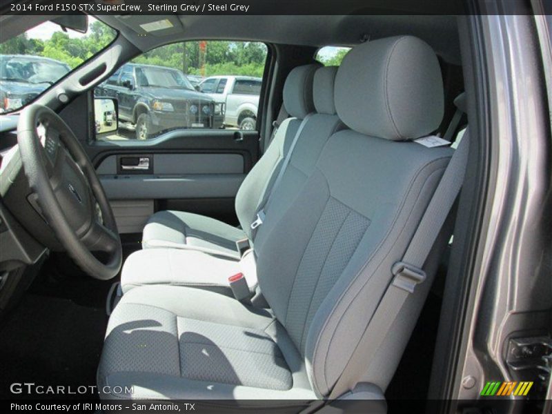Sterling Grey / Steel Grey 2014 Ford F150 STX SuperCrew
