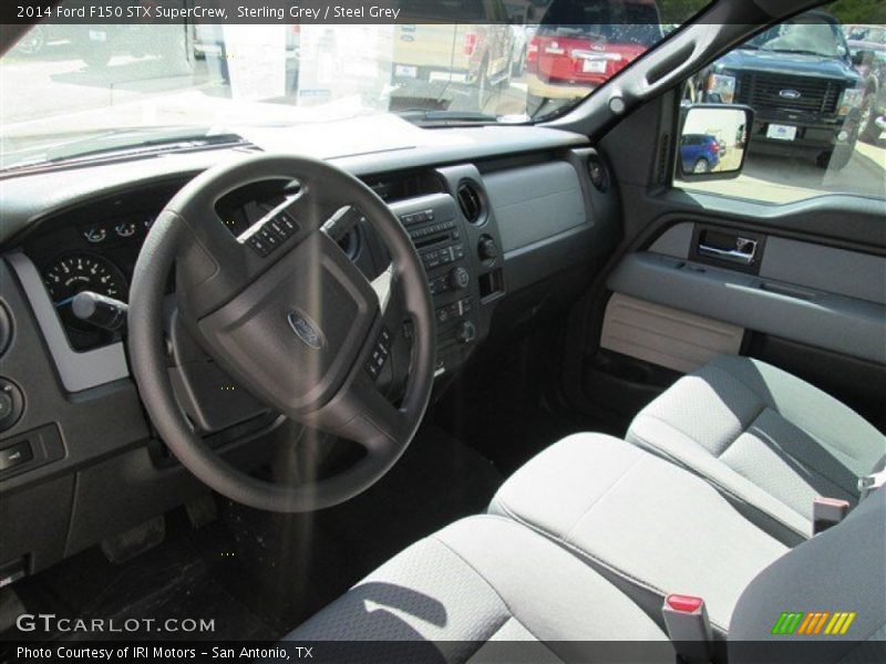 Sterling Grey / Steel Grey 2014 Ford F150 STX SuperCrew
