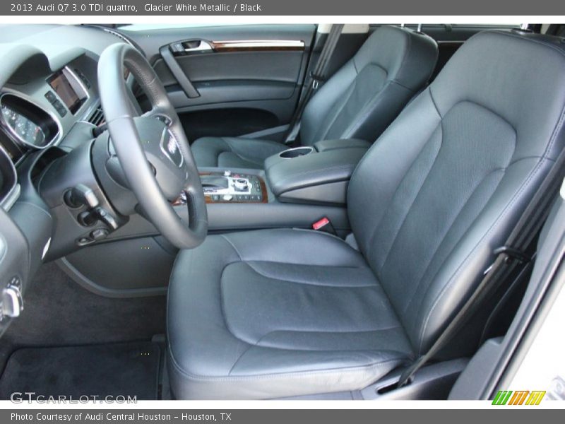 Glacier White Metallic / Black 2013 Audi Q7 3.0 TDI quattro