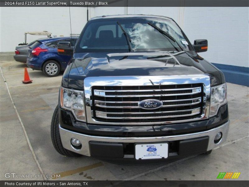 Tuxedo Black / Black 2014 Ford F150 Lariat SuperCrew