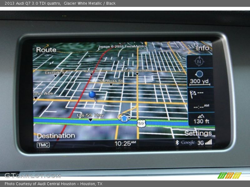 Glacier White Metallic / Black 2013 Audi Q7 3.0 TDI quattro
