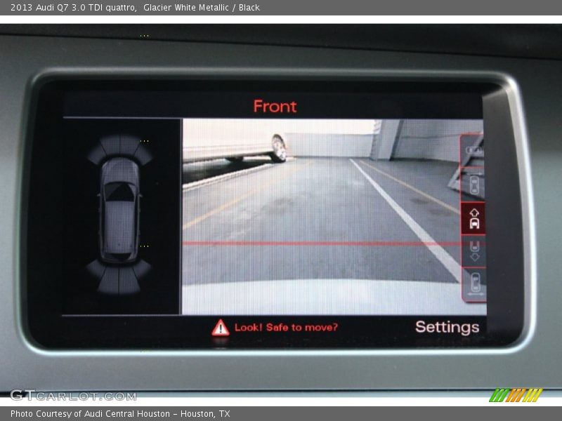 Glacier White Metallic / Black 2013 Audi Q7 3.0 TDI quattro