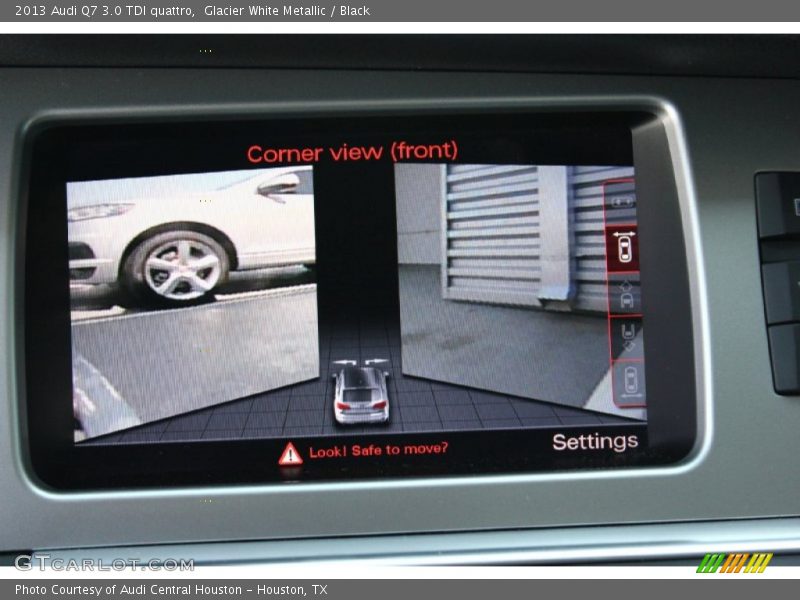 Glacier White Metallic / Black 2013 Audi Q7 3.0 TDI quattro