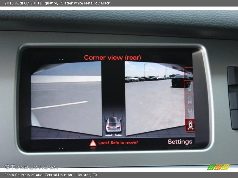 Glacier White Metallic / Black 2013 Audi Q7 3.0 TDI quattro